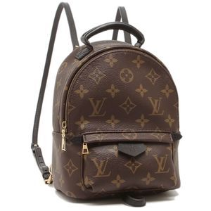 Louis Vuitton Backpack Monogram Brown Black